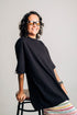 Camiseta Básica Agroecológica - Fit Oversized - Feijão Preto